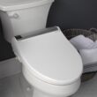 Bio Bidet BB2000 Electric Bidet Toilet Seat, Warm Water with Air Dryer, Heated Seat with Sensor and Slow Close Lid, Night Light, Remote Control, Round, White