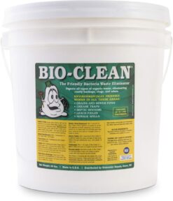 Bio-Clean Drain Septic Bacteria (25lb Bulk) Cleans Drains- Septic Tanks - Grease Traps All Natural and 100% Guaranteed No Caustic Chemicals! Removes fats oil and grease, completely cleans your system.