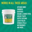Bio-Clean Drain Septic Bacteria (25lb Bulk) Cleans Drains- Septic Tanks - Grease Traps All Natural and 100% Guaranteed No Caustic Chemicals! Removes fats oil and grease, completely cleans your system.