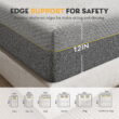 MLILY Ego Gray 12 inch Gel Mattress in a Box, Full Size Memory Foam Mattress