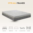 MLILY Ego Gray 12 inch Gel Mattress in a Box, Full Size Memory Foam Mattress