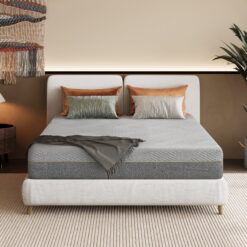 MLILY Ego Gray 12 inch King Size Mattress, Gel Memory Foam Mattress in a Box