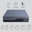 Mlily Ego Black 14 inch King Memory Foam Mattress, Gel Mattress in a Box, Medium