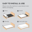 Mlily Ego Black 14 inch King Memory Foam Mattress, Gel Mattress in a Box, Medium
