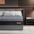 MLILY Ego Black 10 inch Gel Memory Foam Mattress, Queen Mattress in a Box, Medium