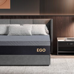 MLILY Ego Black 10 inch Gel Memory Foam Mattress, Queen Mattress in a Box, Medium