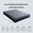 MLILY Ego Black 10 inch Gel Memory Foam Mattress, Queen Mattress in a Box, Medium