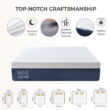 MLILY EGOHOME 14 inch Full Size Mattress in a Box, Cooling Gel Memory Foam Mattress, Medium