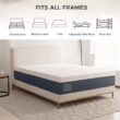 MLILY EGOHOME 14 inch King Mattress in a Box, Cooling Gel Memory Foam Mattress, Medium