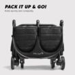 Baby Jogger City Tour 2 Double Stroller Compact & Sleek Twin Design with Easy-To-Maneuver Features Ideal for Growing Kids Plush Imported
