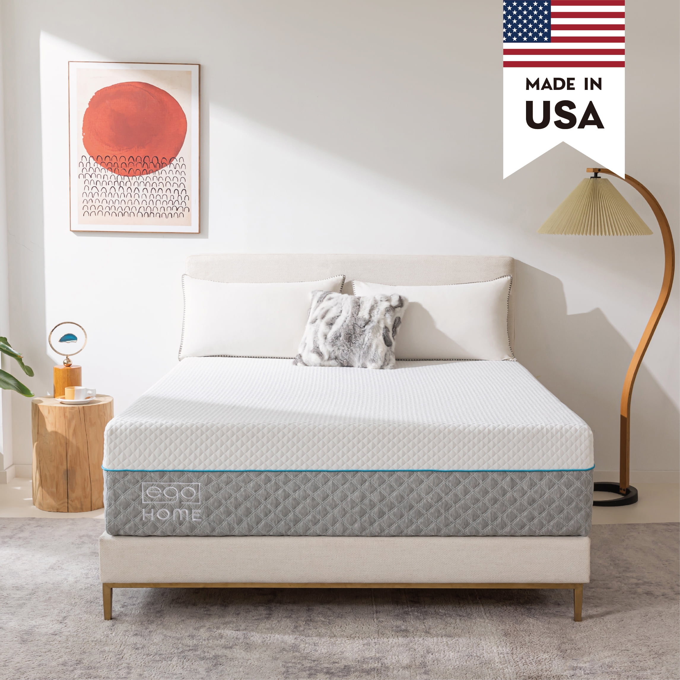 MLILY EGOHOME 14 inch Gel Memory Foam Mattress, Twin Mattress in a Box, Medium