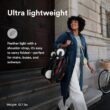 Stokke YOYO3 Stroller from 6 Months - Includes Black Frame/Ginger Seat Cushion + Canopy - Folds in & Out in a Flash - Light & Compact - Carry-On Compatible