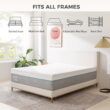 MLILY EGOHOME 14 inch Queen Mattress in a Box, Gel Memory Foam Mattress, Medium
