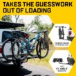 Saris Freedom 2-Bike Hitch Rack – Lightweight Aluminum Platform Carrier for Cars, SUVs & Trucks, Fits 1.25