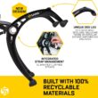 Saris Bones EX 2-Bike Trunk Rack Bicycle Carrier, Durable, Rust-Free, Anti-Sway Straps, Made in USA, Arc-Based Design, 100% Recyclable Materials