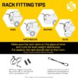 Saris Bones EX 2-Bike Trunk Rack Bicycle Carrier, Durable, Rust-Free, Anti-Sway Straps, Made in USA, Arc-Based Design, 100% Recyclable Materials