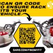 Saris Bones EX 3-Bike Trunk Rack Bicycle Carrier, Durable, Rust-Free, Anti-Sway Straps, Fits Most Vehicles, Made in USA, Arc-Based Design, 100% Recyclable Materials