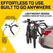 Saris Bones EX 3-Bike Trunk Rack Bicycle Carrier, Durable, Rust-Free, Anti-Sway Straps, Fits Most Vehicles, Made in USA, Arc-Based Design, 100% Recyclable Materials