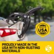Saris Bones EX 3-Bike Trunk Rack Bicycle Carrier, Durable, Rust-Free, Anti-Sway Straps, Fits Most Vehicles, Made in USA, Arc-Based Design, 100% Recyclable Materials