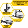 Saris Freedom 2-Bike Hitch Rack – Universal Fit for All Bike Types, 1¼" & 2" Receivers, 120 lb Capacity Saris Freedom 2-Bike Hitch Rack – Universal Fit for All Bike Types, 1¼