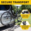 Saris Freedom 2-Bike Hitch Rack – Universal Fit for All Bike Types, 1¼" & 2" Receivers, 120 lb Capacity Saris Freedom 2-Bike Hitch Rack – Universal Fit for All Bike Types, 1¼