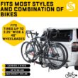 Saris Freedom 2-Bike Hitch Rack – Universal Fit for All Bike Types, 1¼" & 2" Receivers, 120 lb Capacity Saris Freedom 2-Bike Hitch Rack – Universal Fit for All Bike Types, 1¼