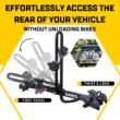 Saris Freedom 2-Bike Hitch Rack – Universal Fit for All Bike Types, 1¼" & 2" Receivers, 120 lb Capacity Saris Freedom 2-Bike Hitch Rack – Universal Fit for All Bike Types, 1¼