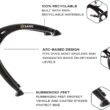 Saris Bones 3-Bike Trunk Rack Bicycle Carrier, Durable, Rust-Free, Anti-Sway Straps, Fits Most Vehicles, Made in USA, Arc-Based Design, 100% Recyclable Materials