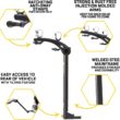 Saris Bones 2-Bike Hitch Rack Bicycle Carrier, with Easy Fold Design and Tilting Base