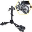 Saris All Star 2 Bike Hitch Rack with Secure & Easy to Load Platform - Adjustable Arms, Universal Hitch, Wide Wheel Trays, Ratchet Straps, Fold-Down Mast for Hatch Access