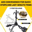 Saris All Star 2 Bike Hitch Rack with Secure & Easy to Load Platform - Adjustable Arms, Universal Hitch, Wide Wheel Trays, Ratchet Straps, Fold-Down Mast for Hatch Access