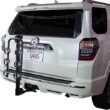 Saris Bike Rack, Grand Slam Hitch Car Rack, Universal Hitch, Hatch Access, Carries 4 Bicycles, Black