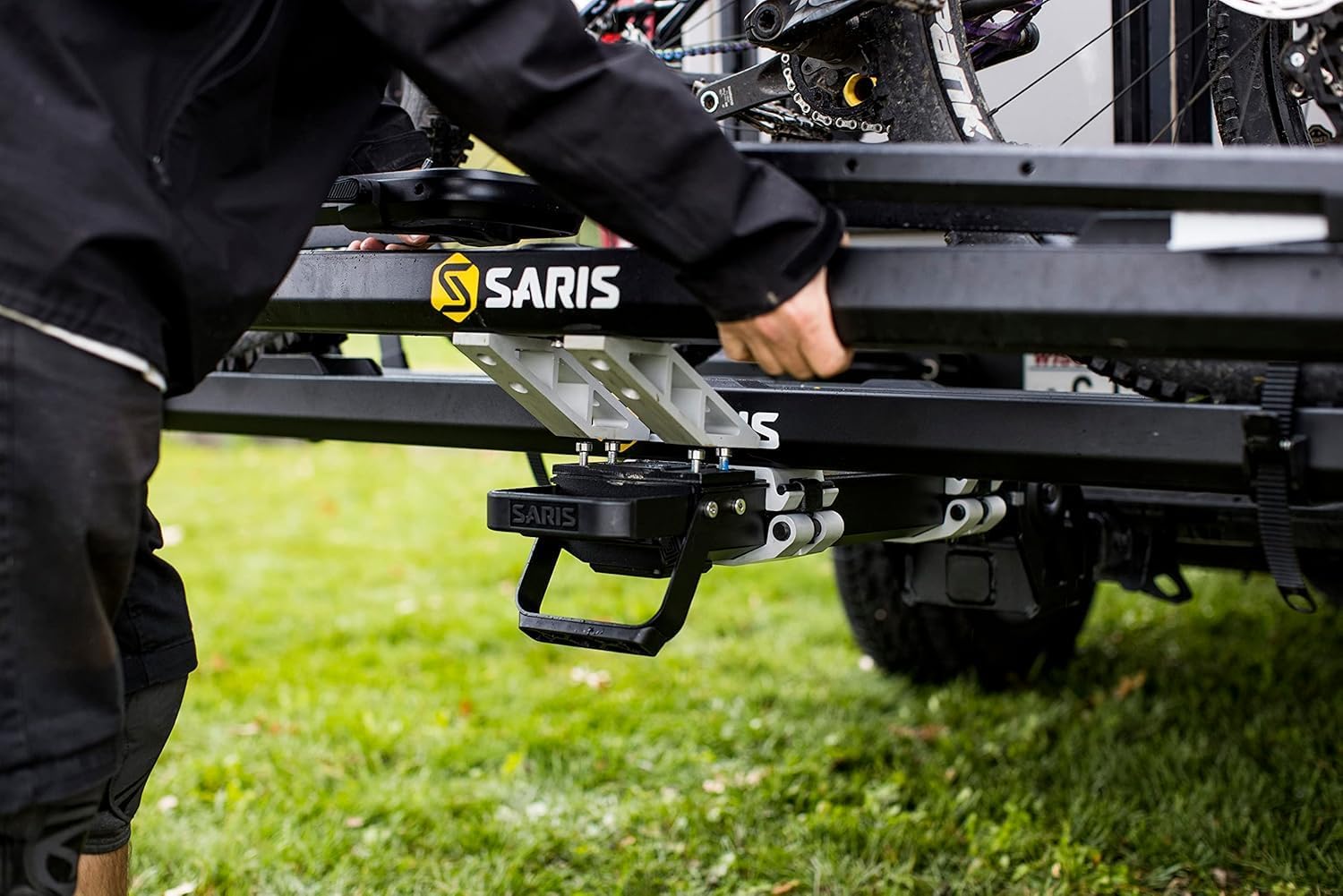Saris MHS Bike Carrier Modular Hitch System for Cars, Trucks and SUVs, Precision Machined Aluminum Bike Rack Saris MHS Bike Carrier Modular Hitch System for Cars, Trucks and SUVs, Precision Machined Aluminum Bike Rack