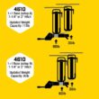 Saris Bike Racks, Modular Hitch System Base, MHS 1+1 Universal Hitch Base, Fits1.25 and 2" Hitch, Holds 1 Bike on Base +1 Additional Add On Saris Bike Racks, Modular Hitch System Base, MHS 1+1 Universal Hitch Base, Fits1.25 and 2