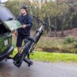 Saris Bike Racks, Modular Hitch System Base, MHS 1+1 Universal Hitch Base, Fits1.25 and 2" Hitch, Holds 1 Bike on Base +1 Additional Add On Saris Bike Racks, Modular Hitch System Base, MHS 1+1 Universal Hitch Base, Fits1.25 and 2