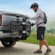 Saris MHS Cargo Basket Tray Modular Hitch System for Cars, Trucks and SUVs, Precision Machined Aluminum and Steel. Saris MHS Cargo Basket Tray Modular Hitch System for Cars, Trucks and SUVs, Precision Machined Aluminum and Steel.