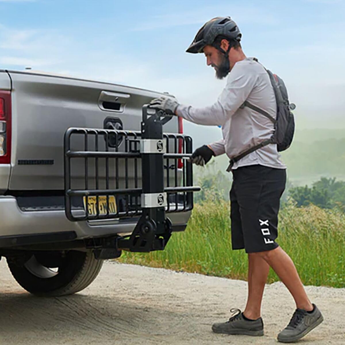 Saris MHS Cargo Basket Tray Modular Hitch System for Cars, Trucks and SUVs, Precision Machined Aluminum and Steel. Saris MHS Cargo Basket Tray Modular Hitch System for Cars, Trucks and SUVs, Precision Machined Aluminum and Steel.