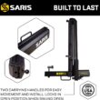 Saris Swing Away Hitch Adapter by Saris | 2" Receiver, 250 lb Capacity | Easy Access & Foldable | Black Alloy Steel | Made in The USA Swing Away Hitch Adapter by Saris | 2