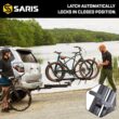 Saris Swing Away Hitch Adapter by Saris | 2" Receiver, 250 lb Capacity | Easy Access & Foldable | Black Alloy Steel | Made in The USA Swing Away Hitch Adapter by Saris | 2