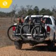 Saris Tailgate Pad – Water Resistant Padded Tailgate Pad for Carrying 5 Bikes on Trucks with Quick-Attach Hooks and Convenient Backup Camera Access (5-Bike)