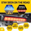 SARIS Modular Hitch System Bike Rack Accessory, MHS Light KIT Add-on Attachment | DOT Compliant Full Brake, Turn Signal, and Hazard Light functionality.
