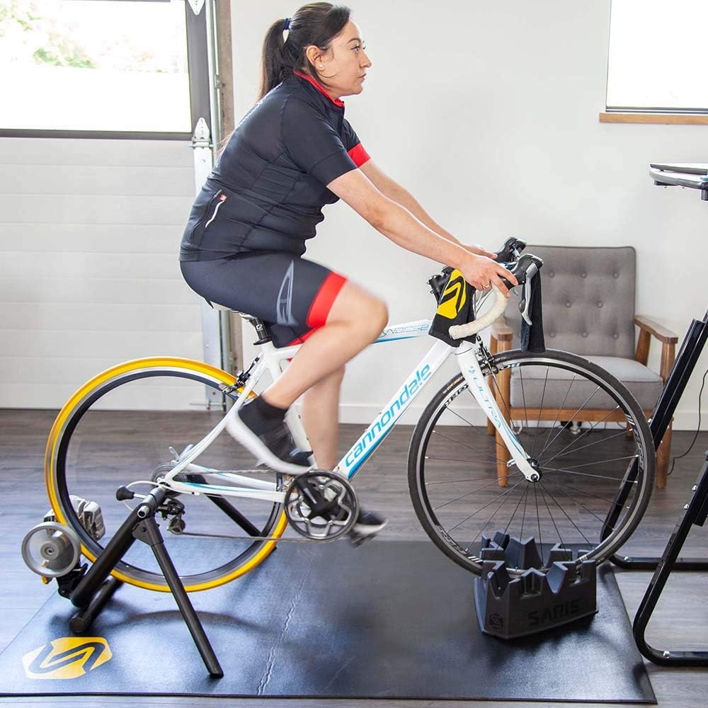 Saris Fluid2 Indoor Bike Trainer, Smart Equipped Option, Fits Road and Mountain Bikes, Compatible with Zwift App Saris Fluid2 Indoor Bike Trainer, Smart Equipped Option, Fits Road and Mountain Bikes, Compatible with Zwift App