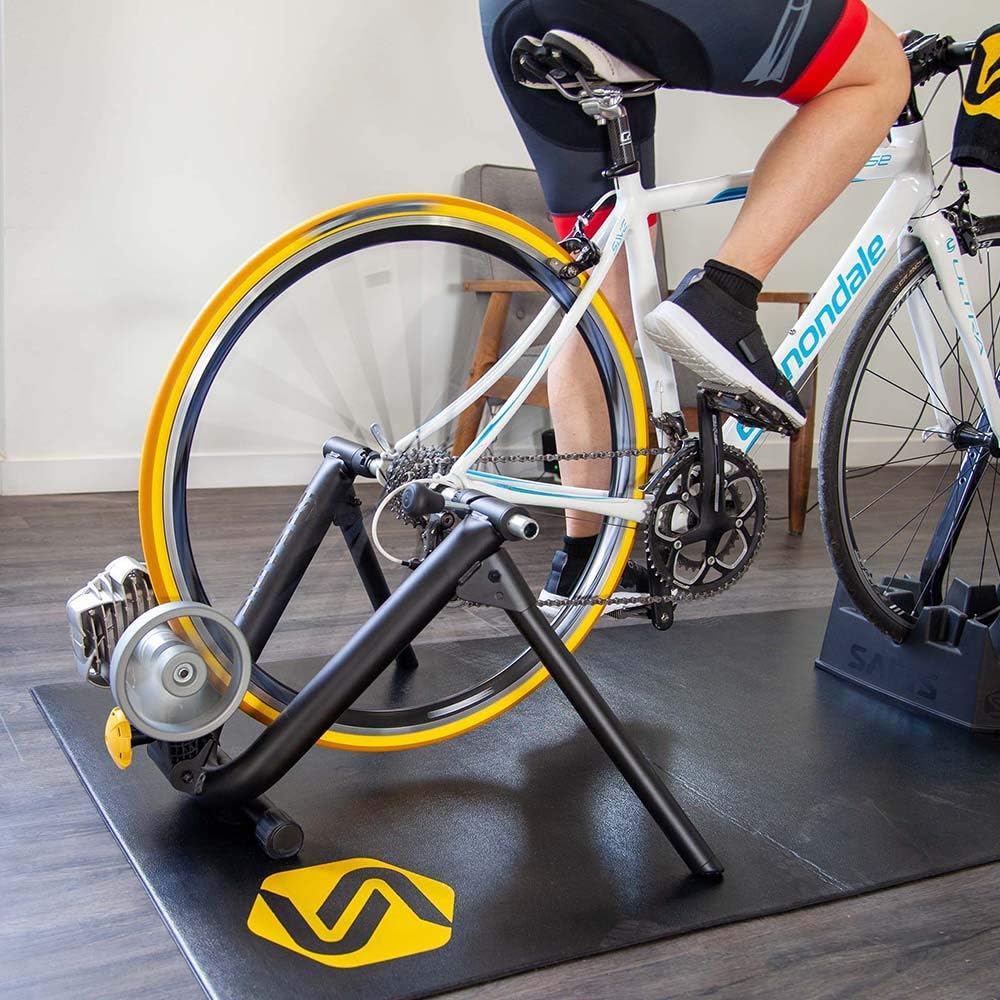Saris Fluid2 Indoor Bike Trainer, Smart Equipped Option, Fits Road and Mountain Bikes, Compatible with Zwift App Saris Fluid2 Indoor Bike Trainer, Smart Equipped Option, Fits Road and Mountain Bikes, Compatible with Zwift App