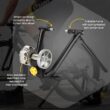 Saris Fluid2 Indoor Bike Trainer, Smart Equipped Option, Fits Road and Mountain Bikes, Compatible with Zwift App Saris Fluid2 Indoor Bike Trainer, Smart Equipped Option, Fits Road and Mountain Bikes, Compatible with Zwift App