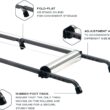 Saris Aluminum Rollers Indoor Bike Resistance Trainer Cycling Exercise Training Enhance Your Balance For Mountain Biking, Racing & Strength Training