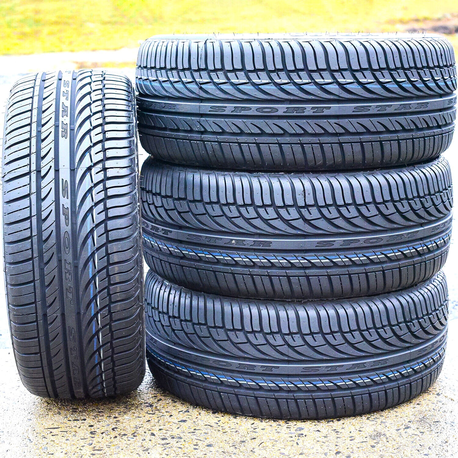 Set of 4 Fullway HP108 225/55R19 99V Performance a/s All Season Tires