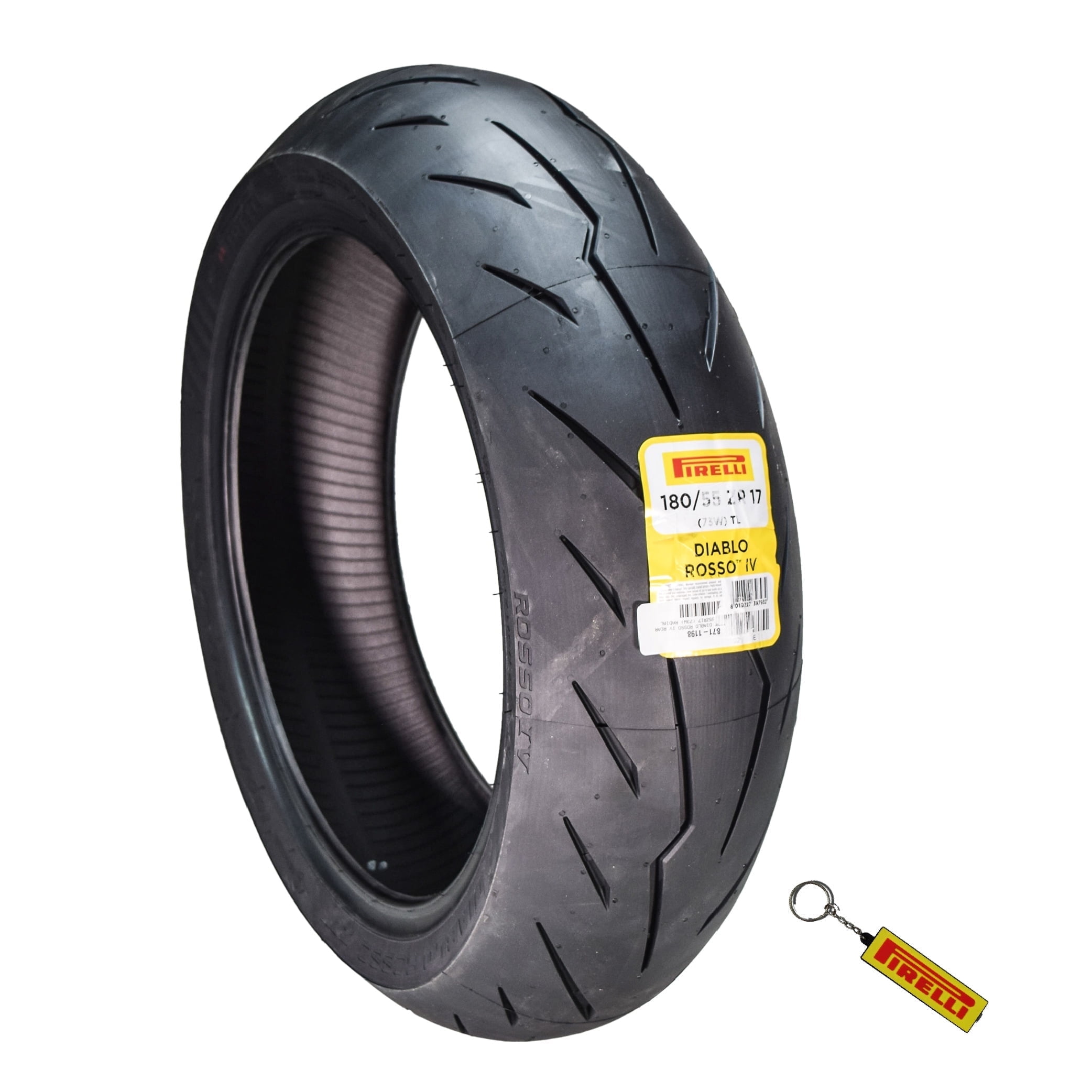 Pirelli Diablo Rosso IV Street Sport 180/55ZR17 73W TL Rear Motorcycle Tire 180/55-17 Rosso 4