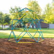 Lifetime Kid's Outdoor 7 ft. 3 in. H and 7 ft. 9 in. W Metal Climbing Tower, Blue and Lime Green (90994) Lifetime Kid's Outdoor 7 ft. 3 in. H and 7 ft. 9 in. W Metal Climbing Tower, Blue and Lime Green (90994)