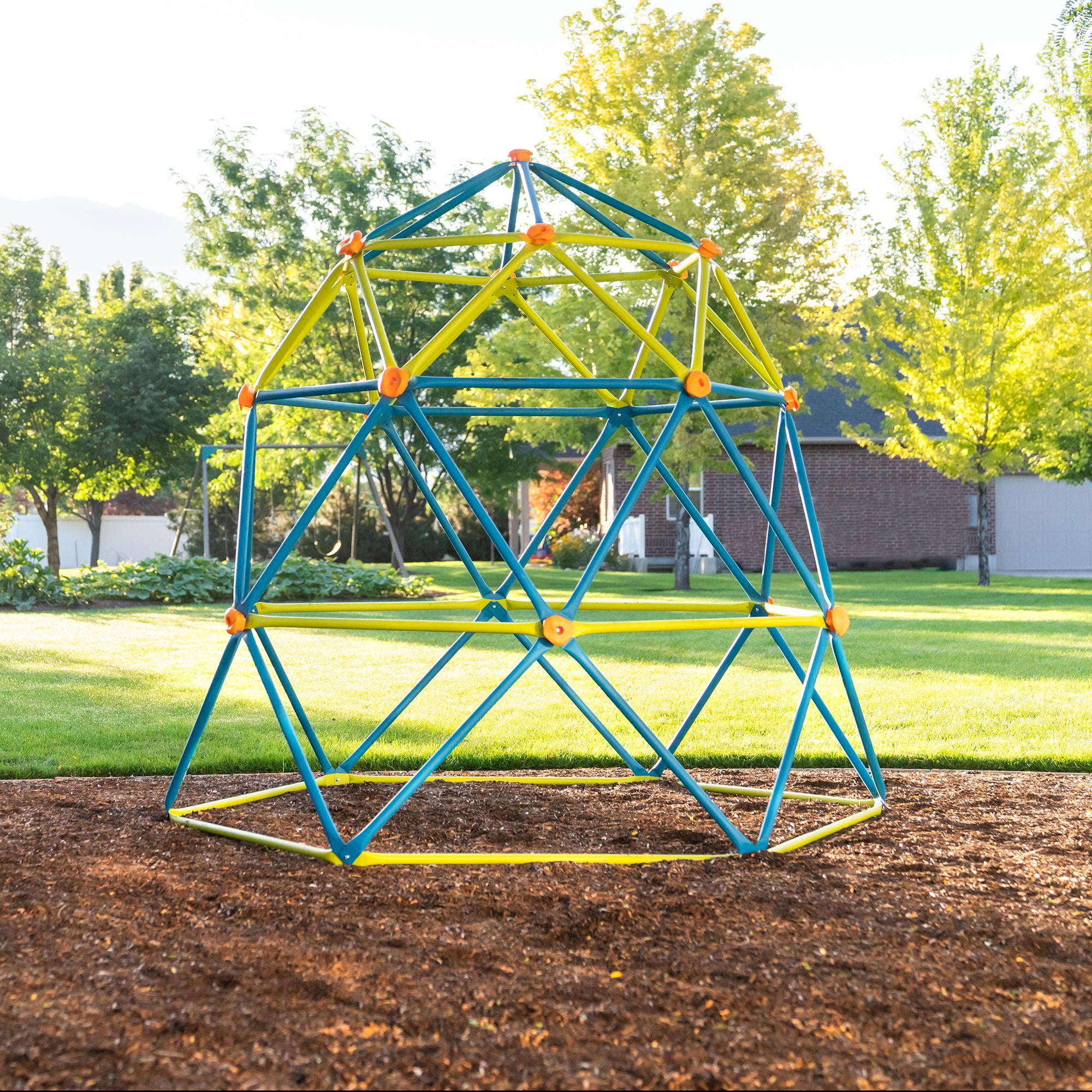 Lifetime Kid's Outdoor 7 ft. 3 in. H and 7 ft. 9 in. W Metal Climbing Tower, Blue and Lime Green (90994) Lifetime Kid's Outdoor 7 ft. 3 in. H and 7 ft. 9 in. W Metal Climbing Tower, Blue and Lime Green (90994)