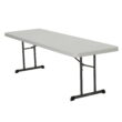 Lifetime 8 Foot Rectangle Folding Table Indoor/Outdoor Professional Grade, Almond (80250)